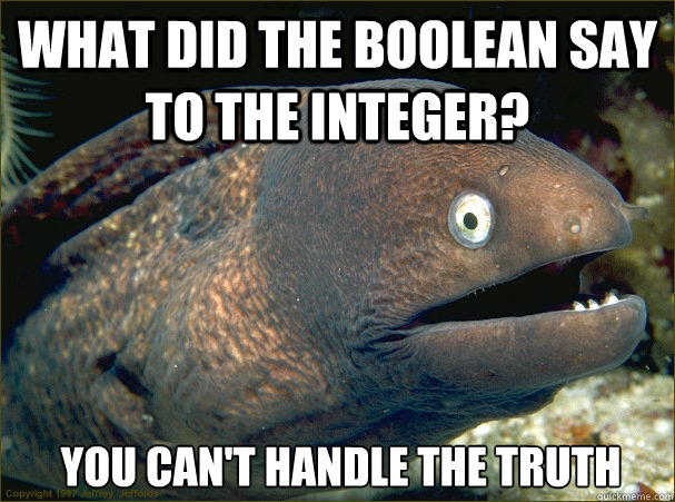 Boolean to integer